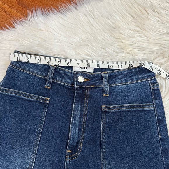 Just Black Denim High Rise Dark Blue Jeans - Picture 2 of 10